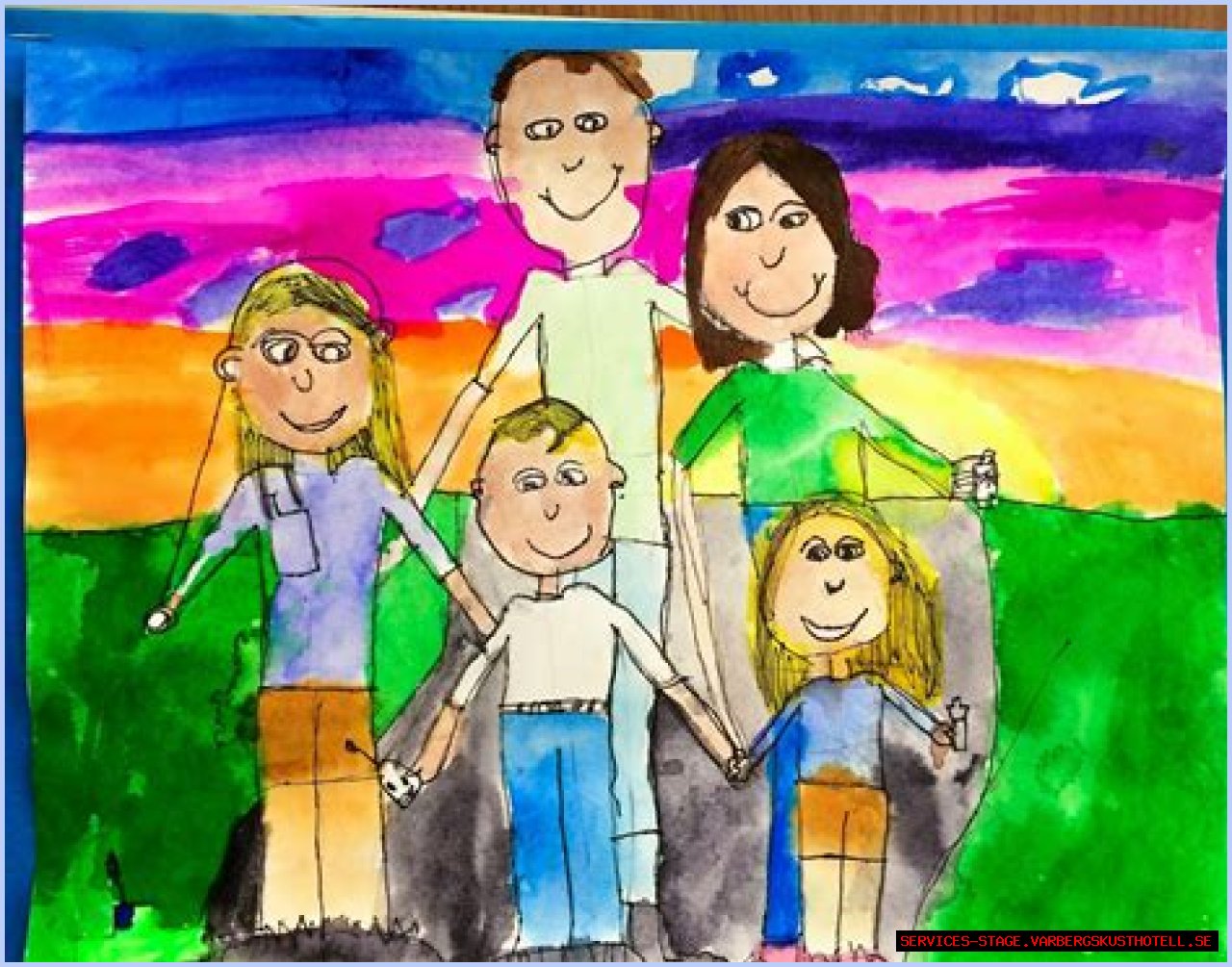 A Family Portrait Of Their Kids