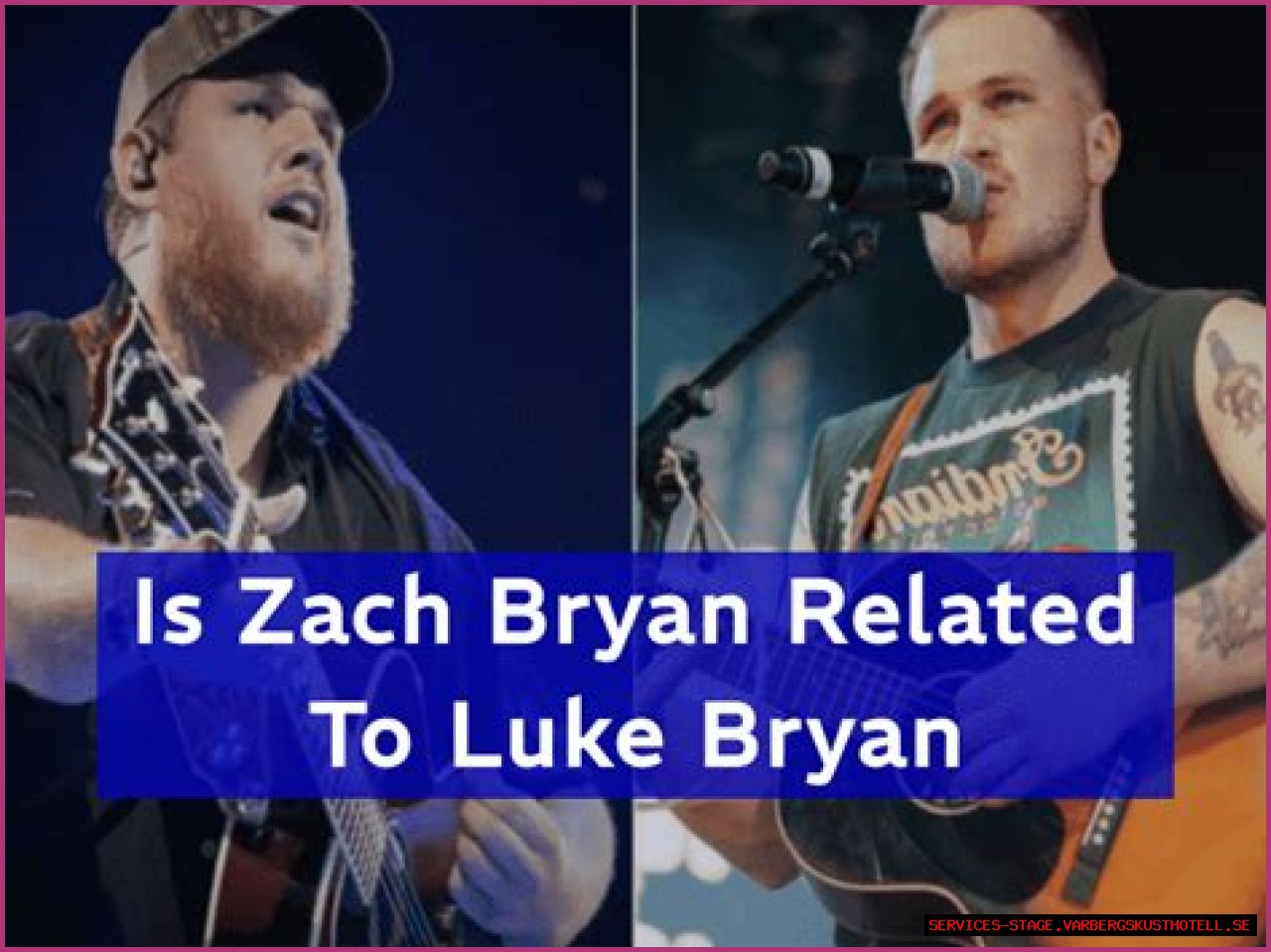Are Country Stars Zach And Luke Bryan Related?