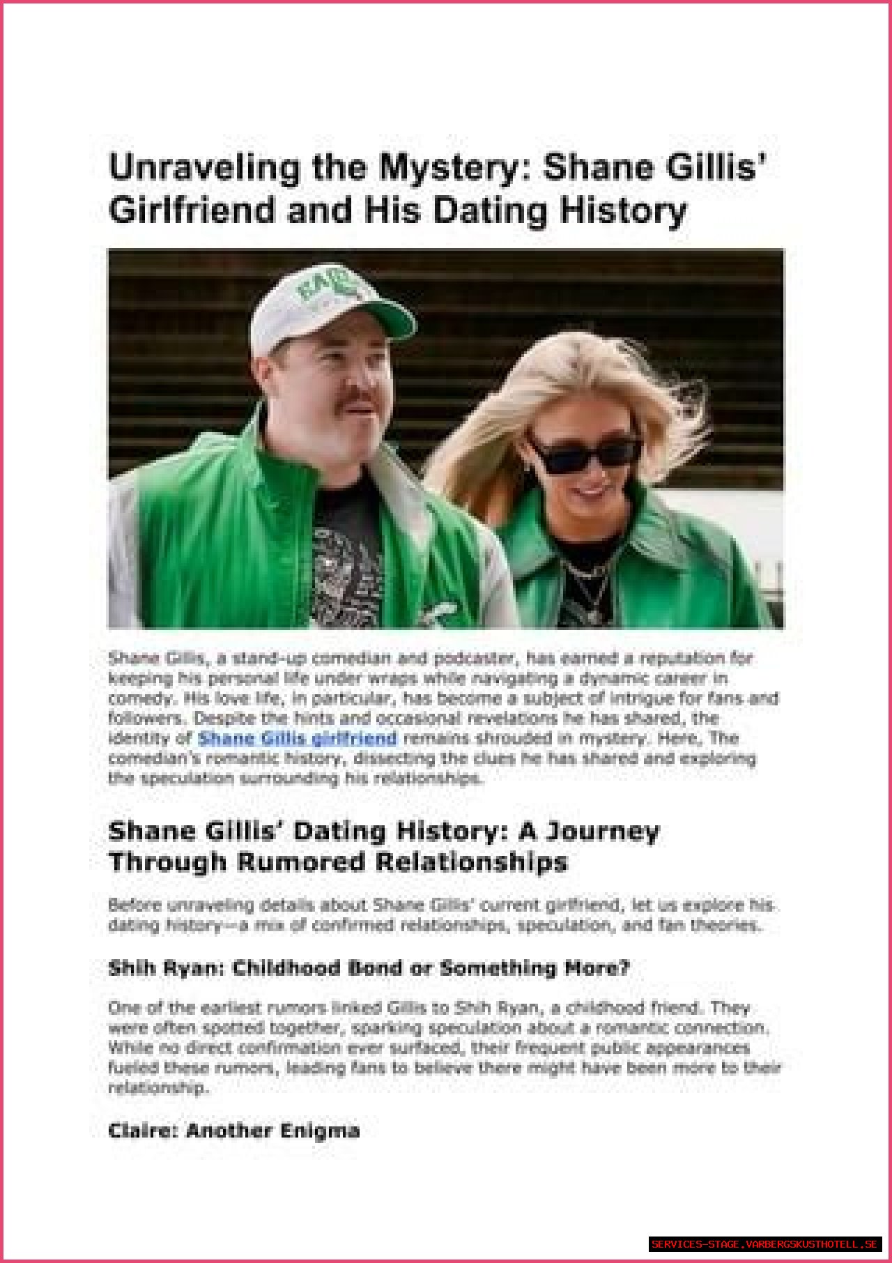 Exploring The Personal Life Of Shane Gillis: Is He Married?