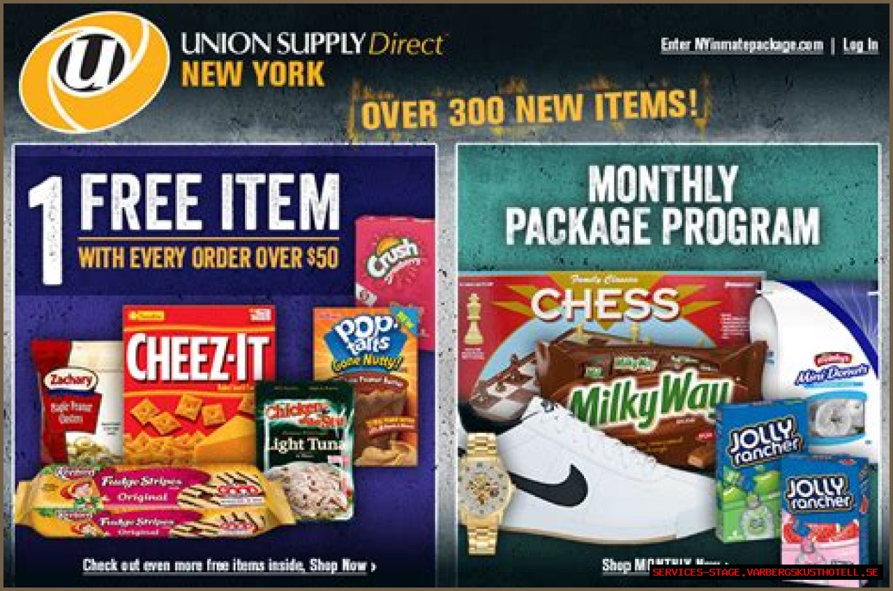 Shop For Union Supply Direct Inmate Care Packages