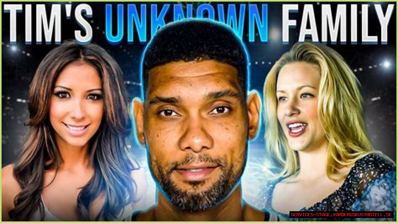 Unveiling The Heart Of Tim Duncan's Family Life
